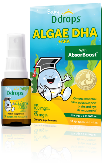 婴幼儿 Ddrops<sup>®</sup> 藻油 DHA + ARA